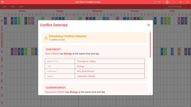 Drag-and-Drop Scheduling